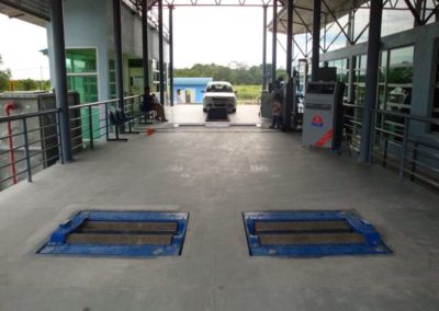 Installed Roller Brake Tester in Temburong