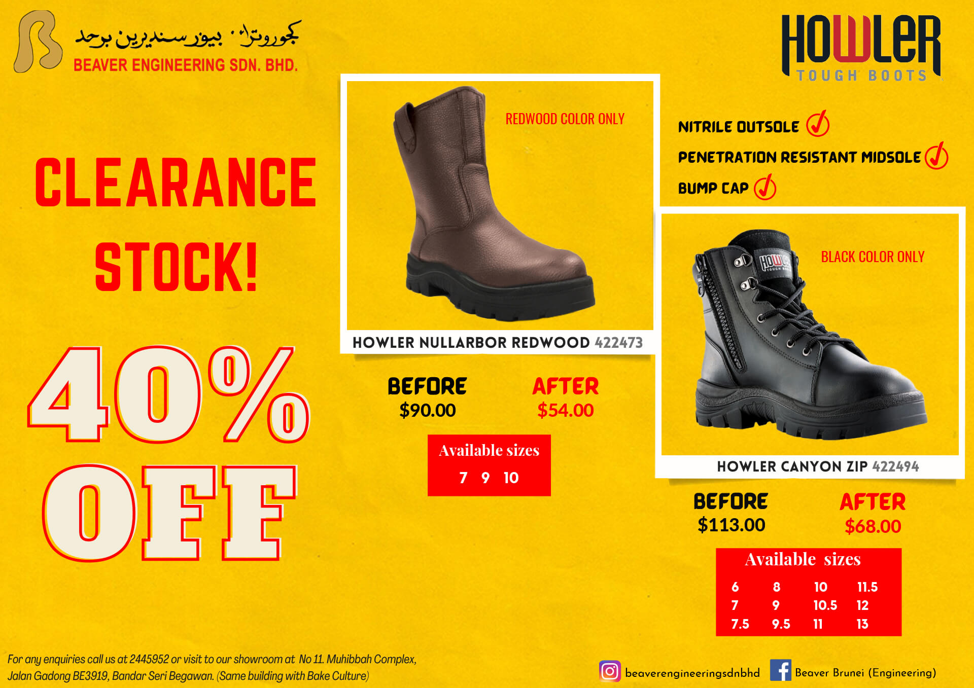 Howler Safety Boots Clearance Sale
